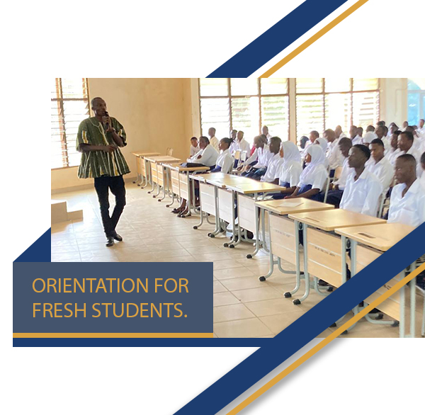 ORIENTATION FOR FRESH STUDENTS...