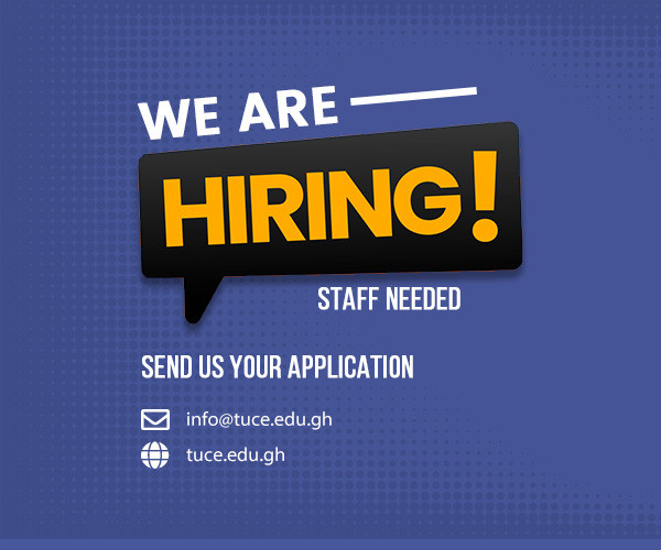 JOIN OUR TEAM: VACANCY ANNOUNCEMENT AT TUMU COLLEGE OF EDUCATION (TUCE)